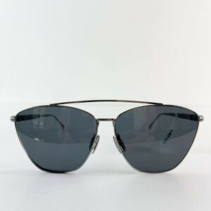 Fendi NWT Women's FF 0438/S 6LB/IR Ruthenium Grey/Grey 64mm Sunglasses OS